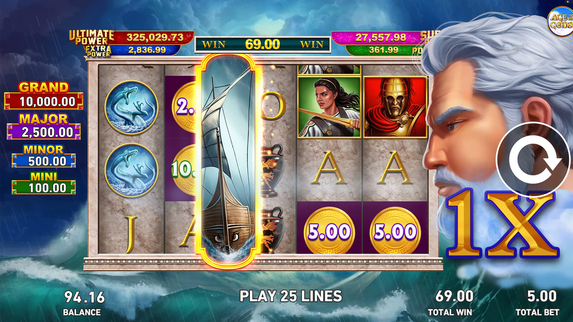 Age of the Gods: God of Storms Fire Blaze